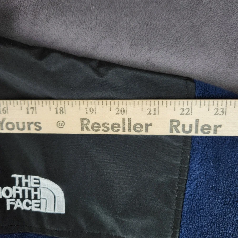 Vintage The North‎ Face Windstopper Fleece Jacket Mens large Blue Black Full Zip